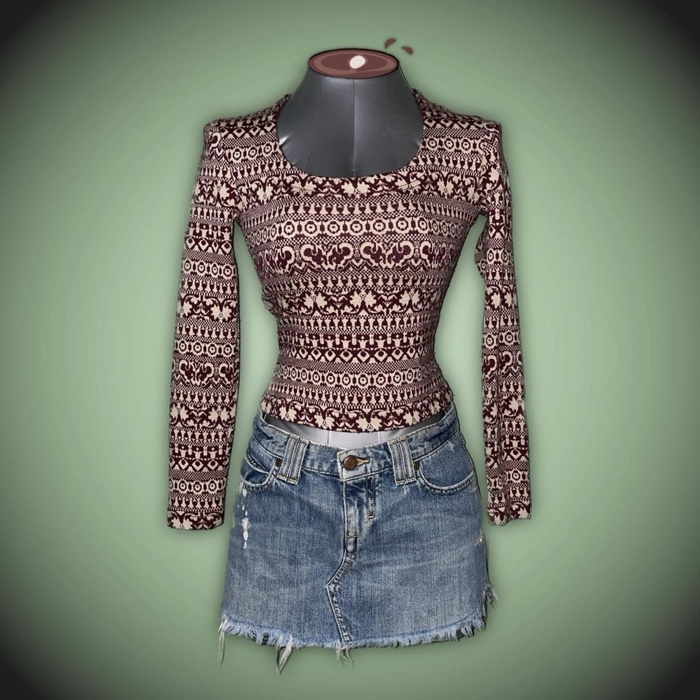 Boho Long Sleeve Vintage-Like